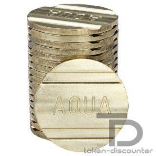 AQUA shower coin, 100 pieces